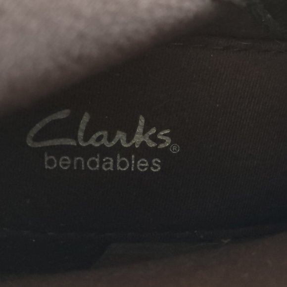 Clarks Bendables Wish Mood Brown Leather Ankle Boot Size 7.5 - Picture 9 of 16